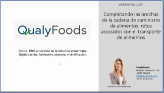 Webinar Completando las brechas en el transporte de alimentos